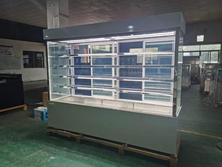 Düz Renk Cephe Tipi Pasta Dolabı 300 CM: Süpermarketler ve Büyük Pastaneler İçin Mega Teşhir Çözümü - Görsel 2