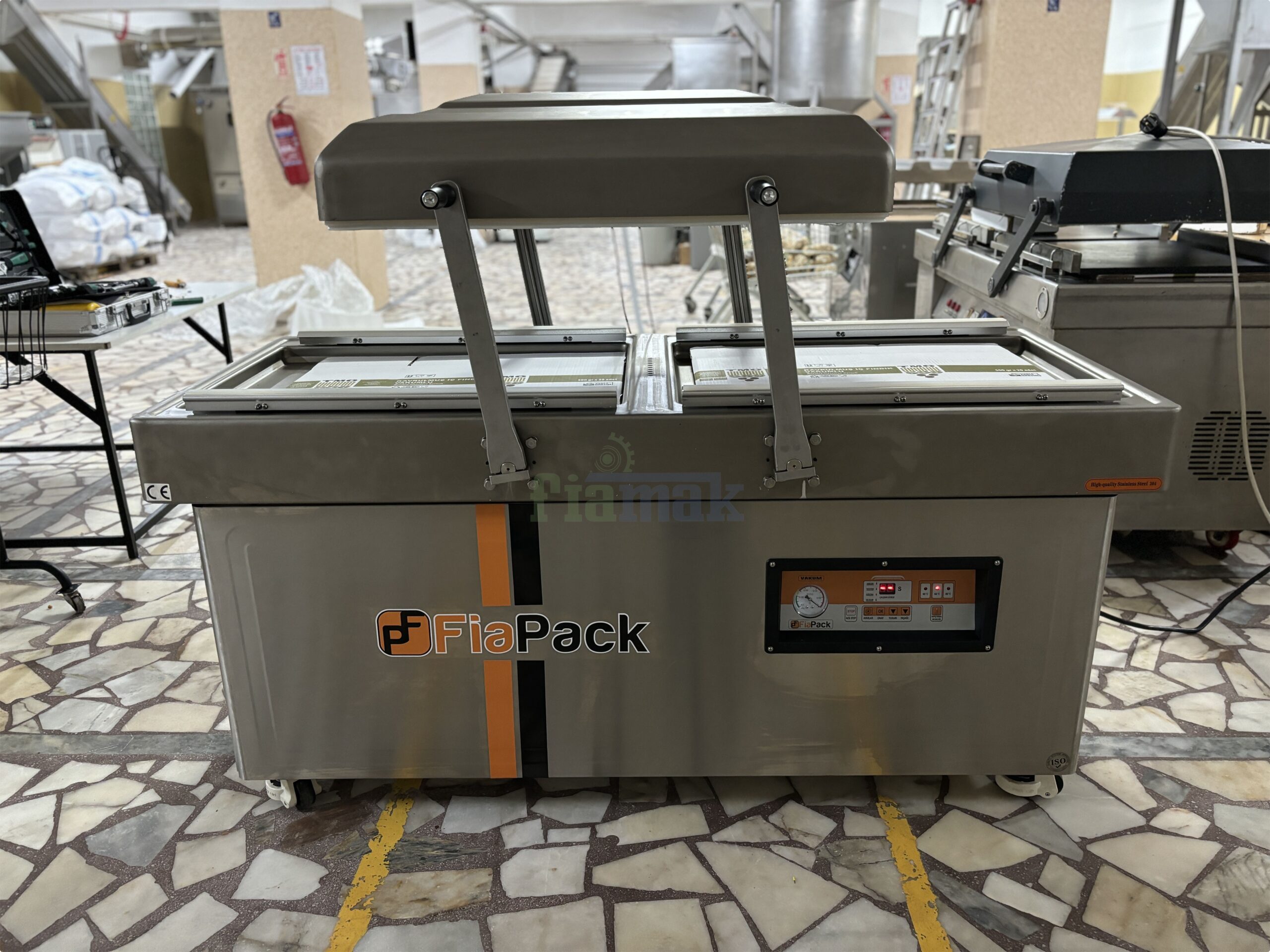 Fiapack DF710 Çift Odalı Vakum Paketleme Makinesi - Sanayi Tipi 71cm Büyük Sanayi Tipi Vakum Makinası - Görsel 4