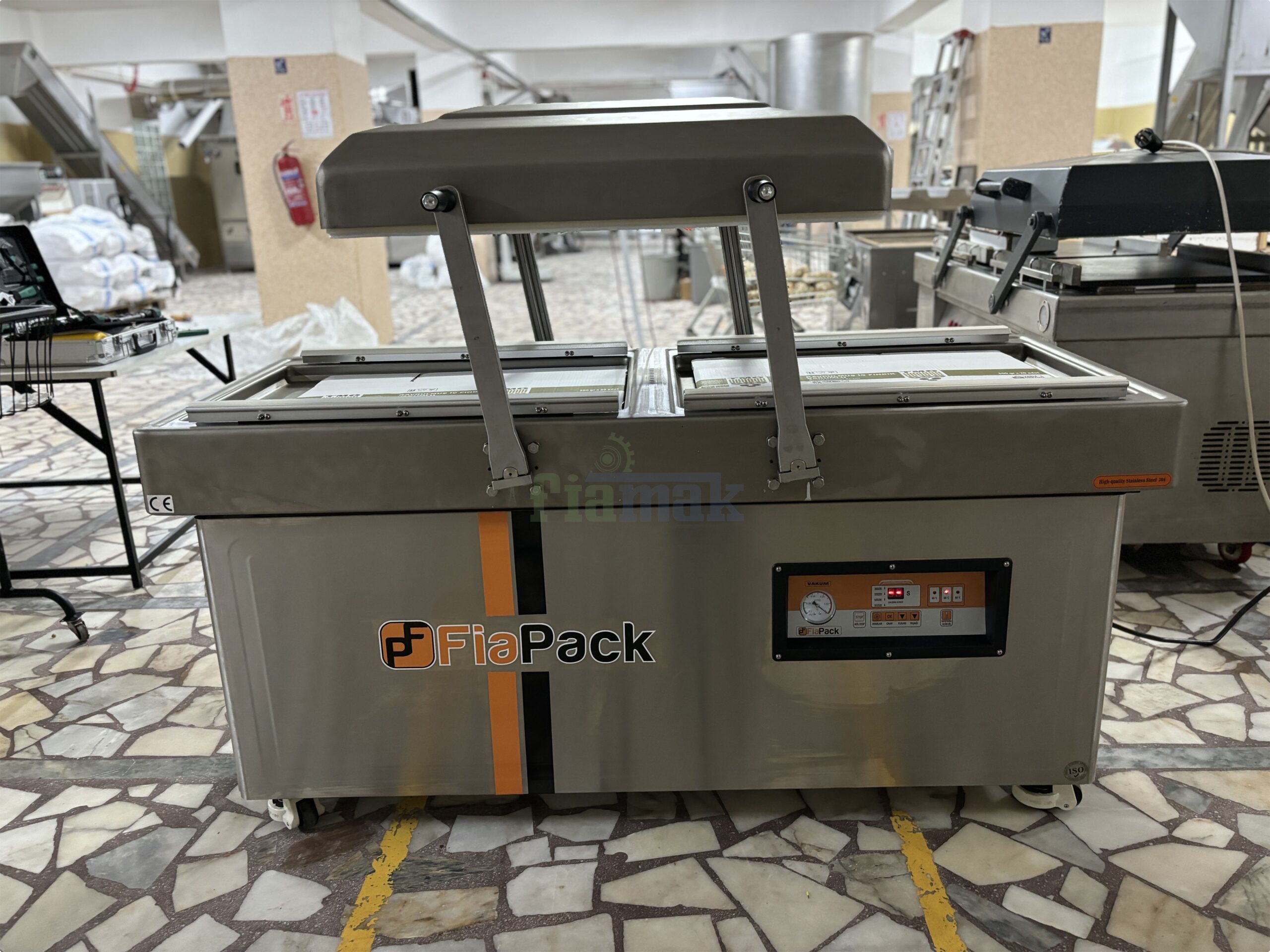 Fiapack DF710 Çift Odalı Vakum Paketleme Makinesi - Sanayi Tipi 71cm Büyük Sanayi Tipi Vakum Makinası - Görsel 5
