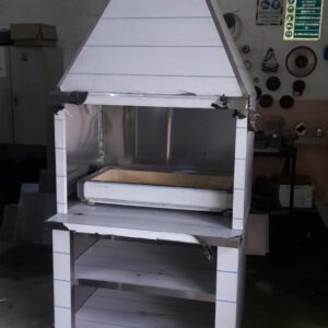 Ayaklı , Davlumbazlı , Kömürlü Izgara Tezgahı