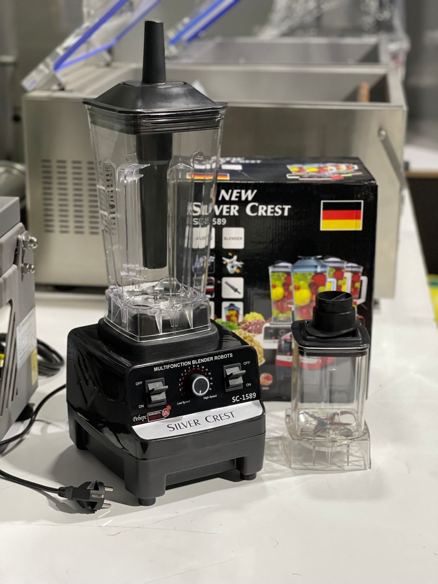 Silver Crest Blender, Cafe Blender, Bar Blender, Buz Kırıcı 4500 Watt - Görsel 9