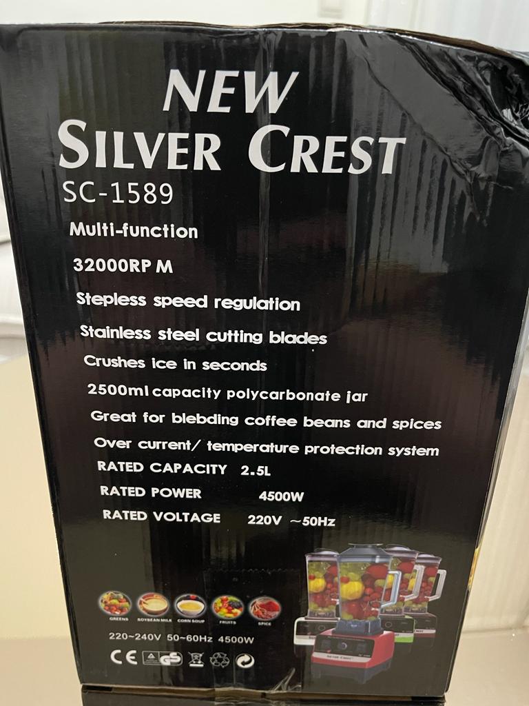 Silver Crest Blender, Cafe Blender, Bar Blender, Buz Kırıcı 4500 Watt - Görsel 10