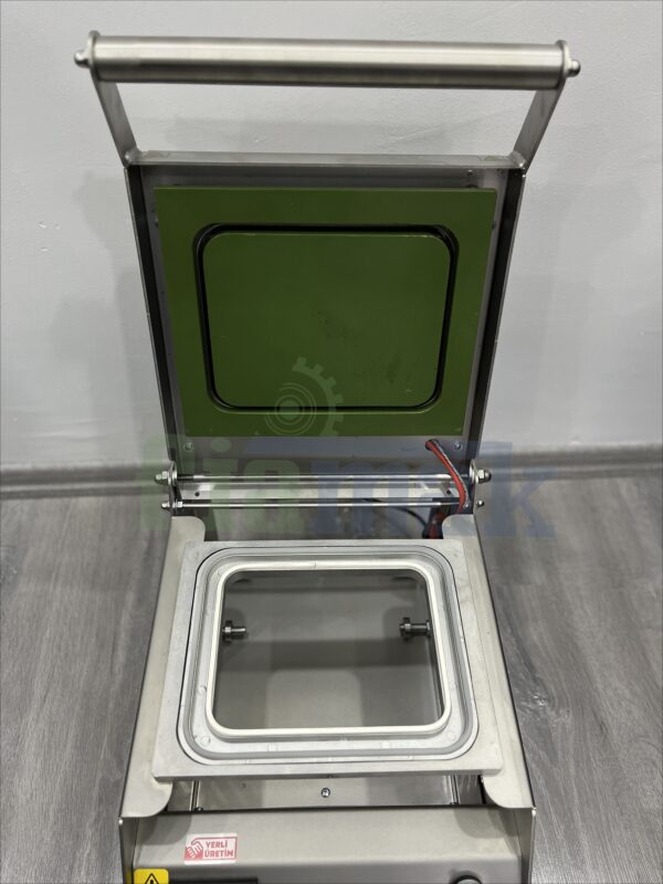 Fiapack Tabak Kapatma Makinesi Paslanmaz 227x178 mm 1 Bölmeli - Görsel 7
