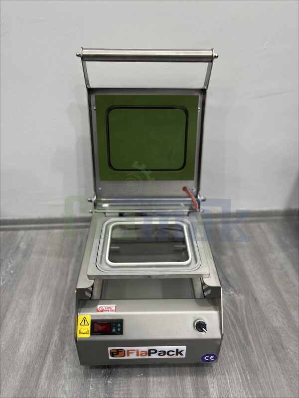 Fiapack Tabak Kapatma Makinesi Paslanmaz 227x178 mm 1 Bölmeli - Görsel 6