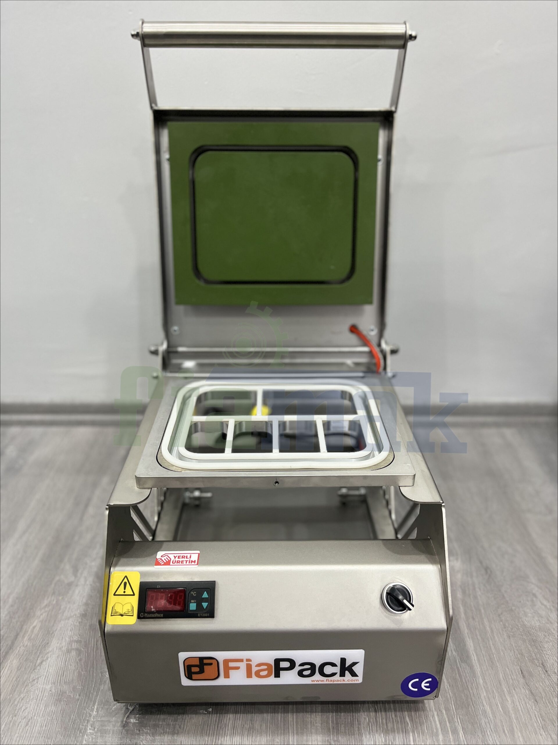 Fiapack Tabak Kapatma Makinesi Paslanmaz 227x178 mm 6 Bölmeli - Görsel 7