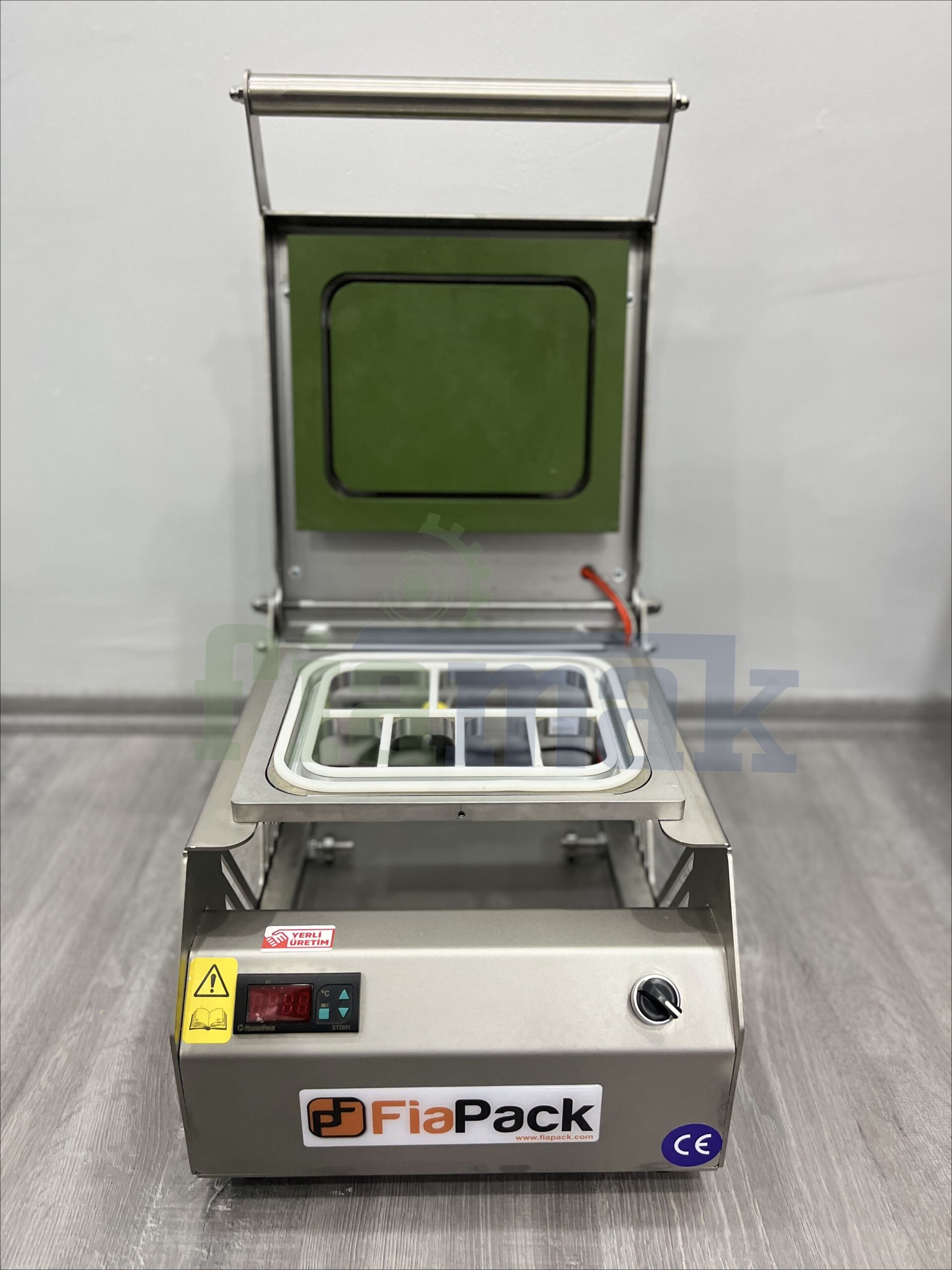 Fiapack Tabak Kapatma Makinesi Paslanmaz 227x178 mm 6 Bölmeli - Görsel 6