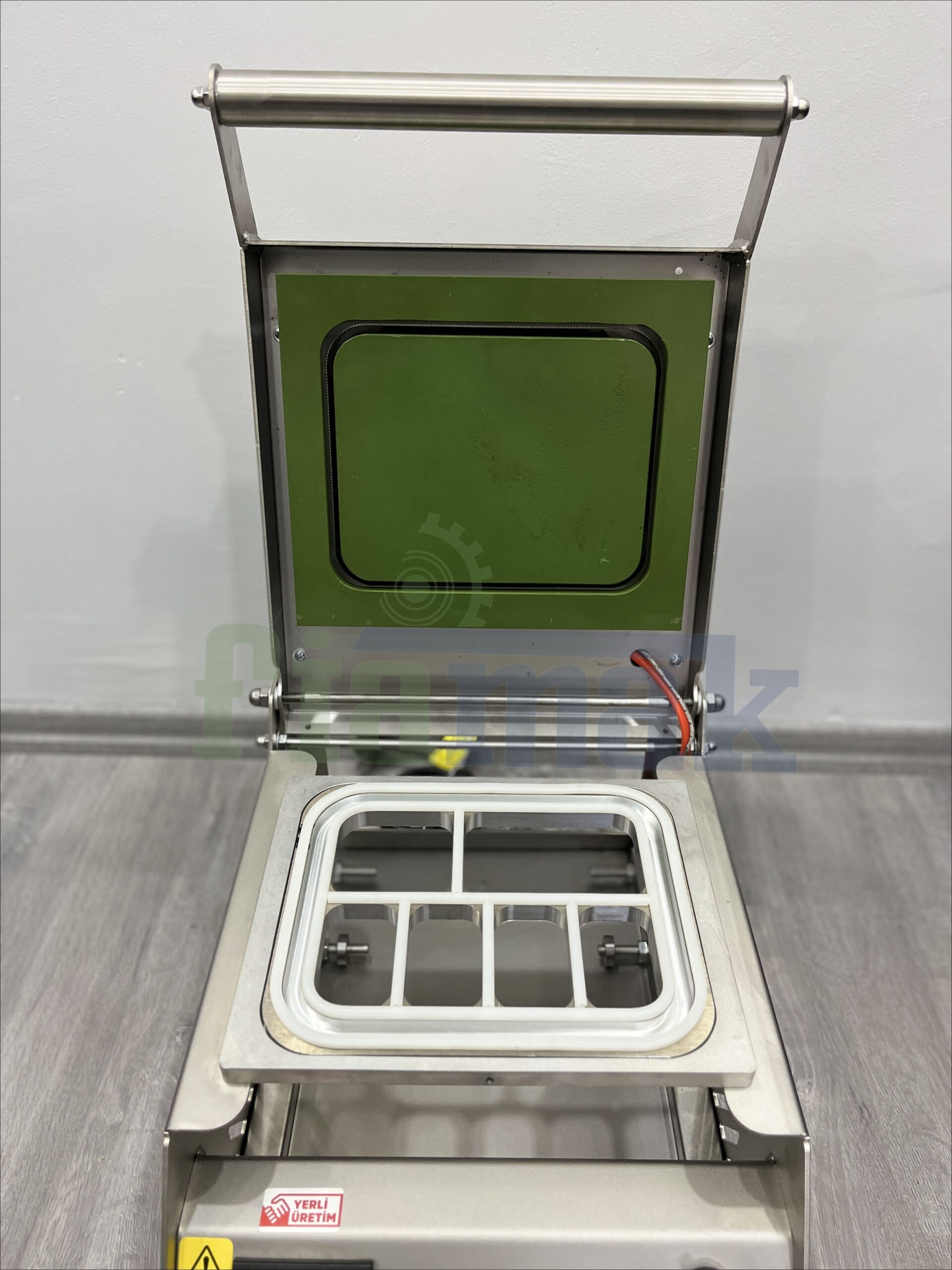 Fiapack Tabak Kapatma Makinesi Paslanmaz 227x178 mm 6 Bölmeli - Görsel 4