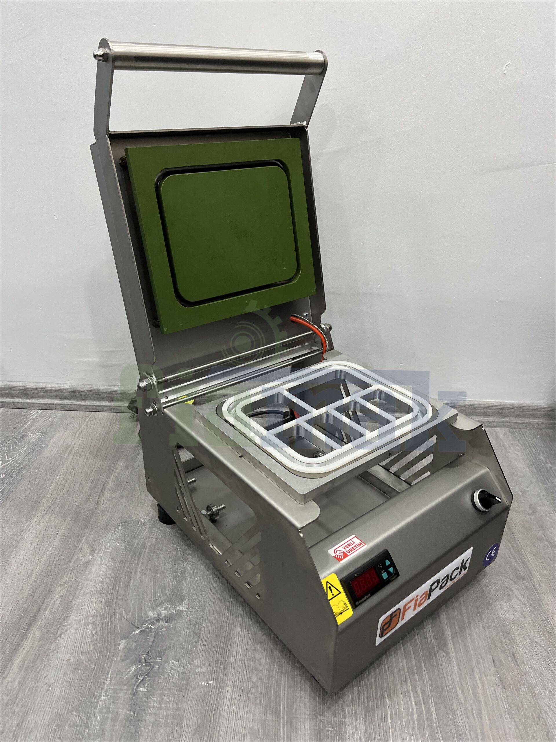 Fiapack Tabak Kapatma Makinesi Paslanmaz 227x178 mm 6 Bölmeli - Görsel 3