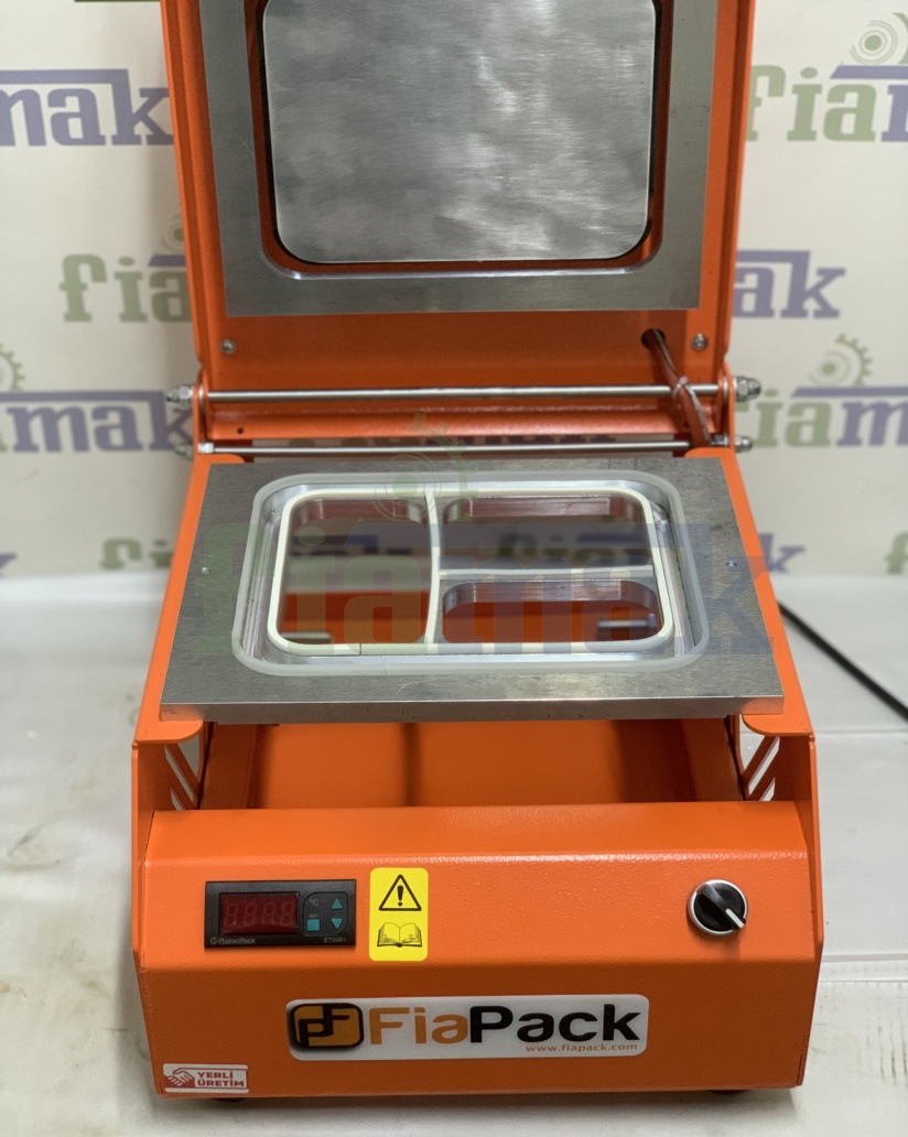 Fiapack Orange Tabak Kapatma Makinesi Statik 227x178 mm 3 Bölmeli - Görsel 6
