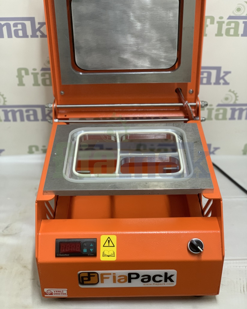 Fiapack Orange Tabak Kapatma Makinesi Statik 227x178 mm 3 Bölmeli - Görsel 5