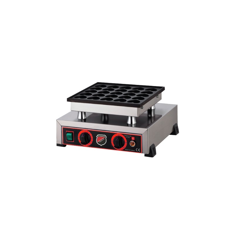 Silverinox Pankek Bubble Makinası Tekli Kapaksız Kalpli