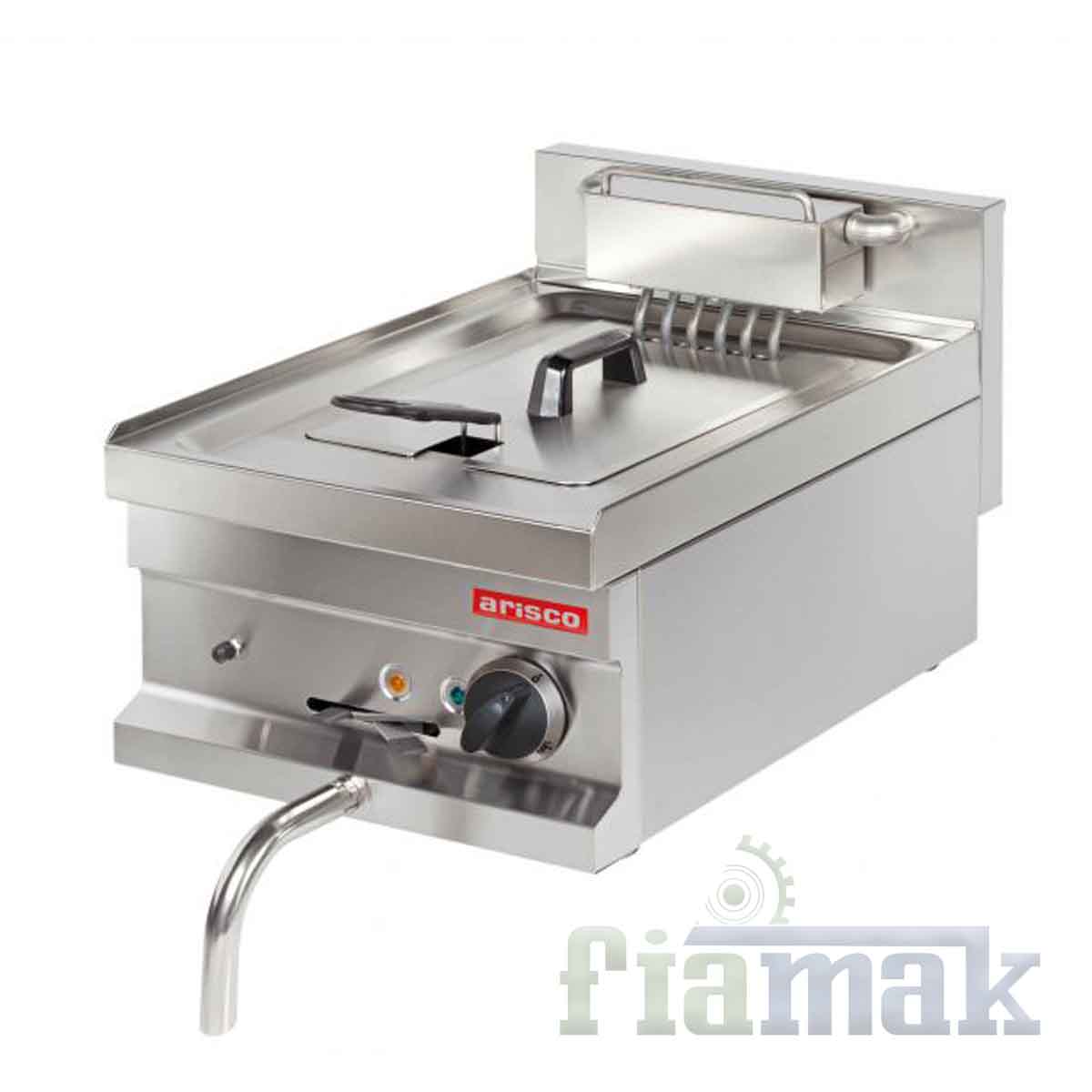 Arisco Hotmax EF604 Elektrikli Fritöz – 8 Litre, 7500W, 380V, Paslanmaz Çelik