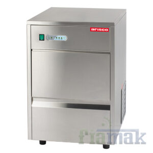 Arisco ZB50 Buz Makinesi – 50 kg/gün Üretim Kapasitesi, 13 kg Depo, Hava Soğutmalı, Paslanmaz Çelik Gövde