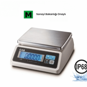 Cas Sw II W 15 kg. Sıvı Korumalı Tartım Terazisi