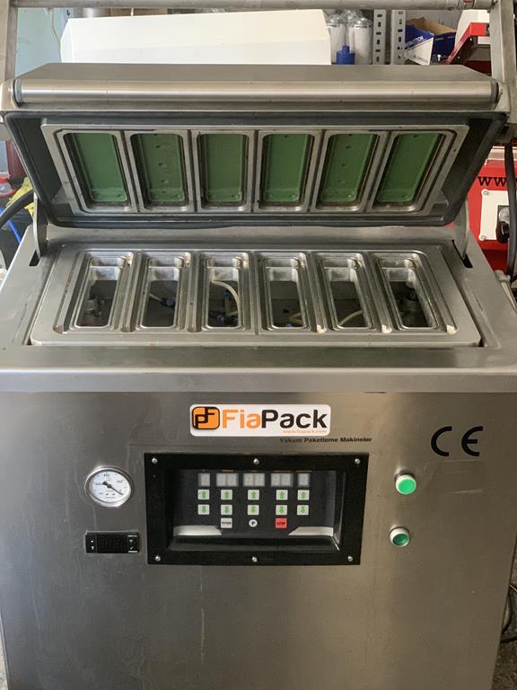 İkinci El Gazlı Tabak Kapatma Makinesi Fiapack Dürüm Paketleme Makinesi Çiğ Köfte Dürüm Kapatma - Görsel 6