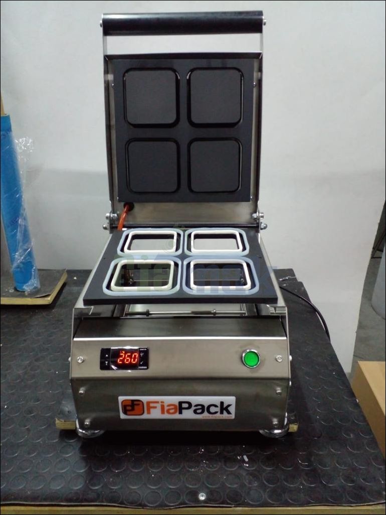 Paslanmaz Kase Tabak Kapatma Makinesi 110x110mm Kuruyemiş Tabağı GMF-110 - Görsel 7