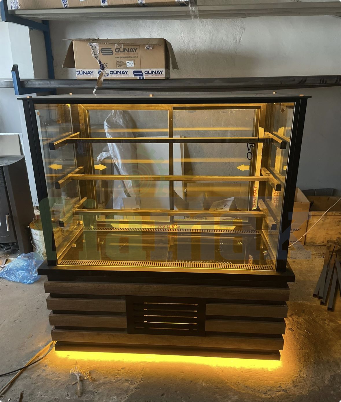 100 cm Premium Pasta ve Tatlı Teşhir Dolabı (Fanlı Soğutma) - Görsel 2