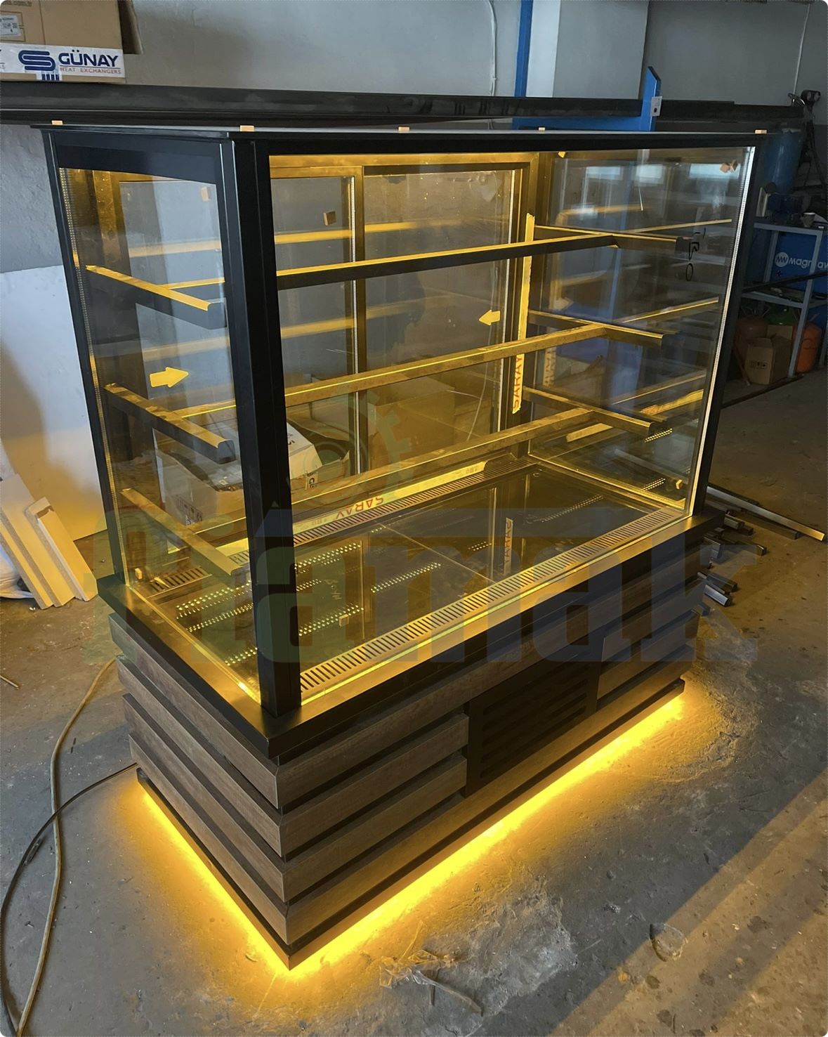 100 cm Premium Pasta ve Tatlı Teşhir Dolabı (Fanlı Soğutma) - Görsel 5