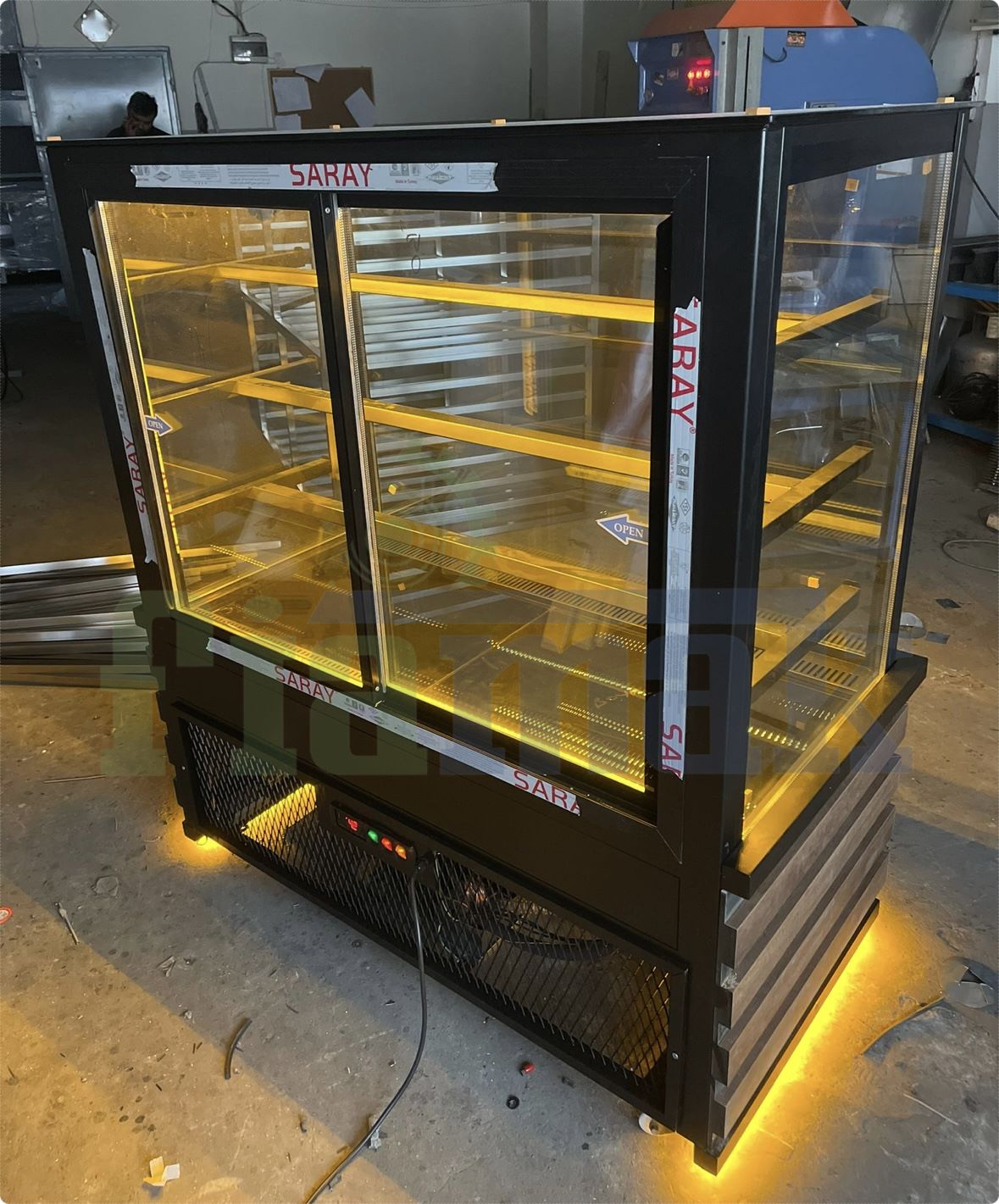 100 cm Premium Pasta ve Tatlı Teşhir Dolabı (Fanlı Soğutma) - Görsel 4